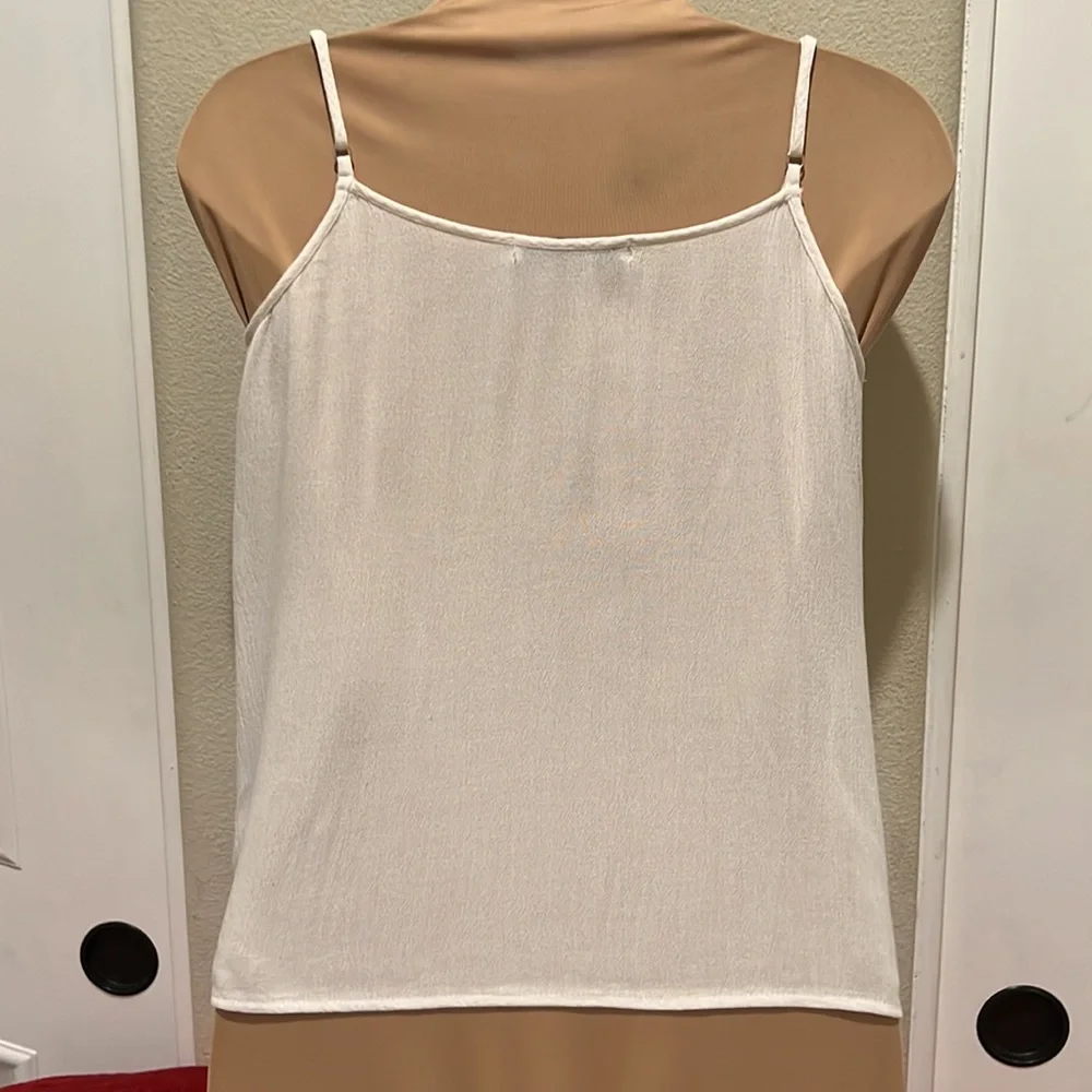 Women’s Bohemian Tank Top Blouse Spaghetti Adjustable Straps, Embroidery Size XS - Picture 4 of 6